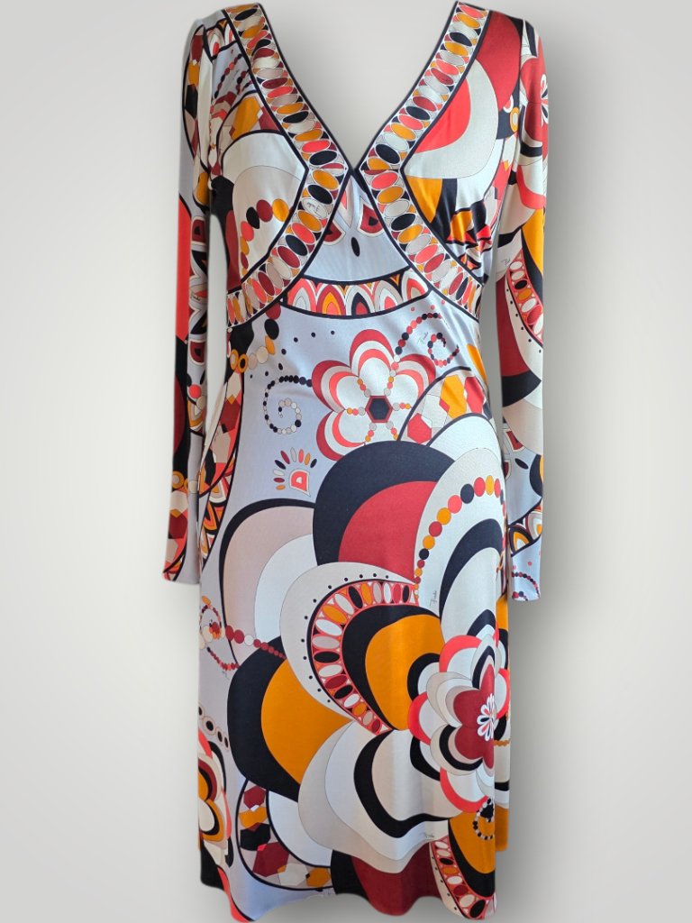 Emilio Pucci Kaleidoscope Silk Dress